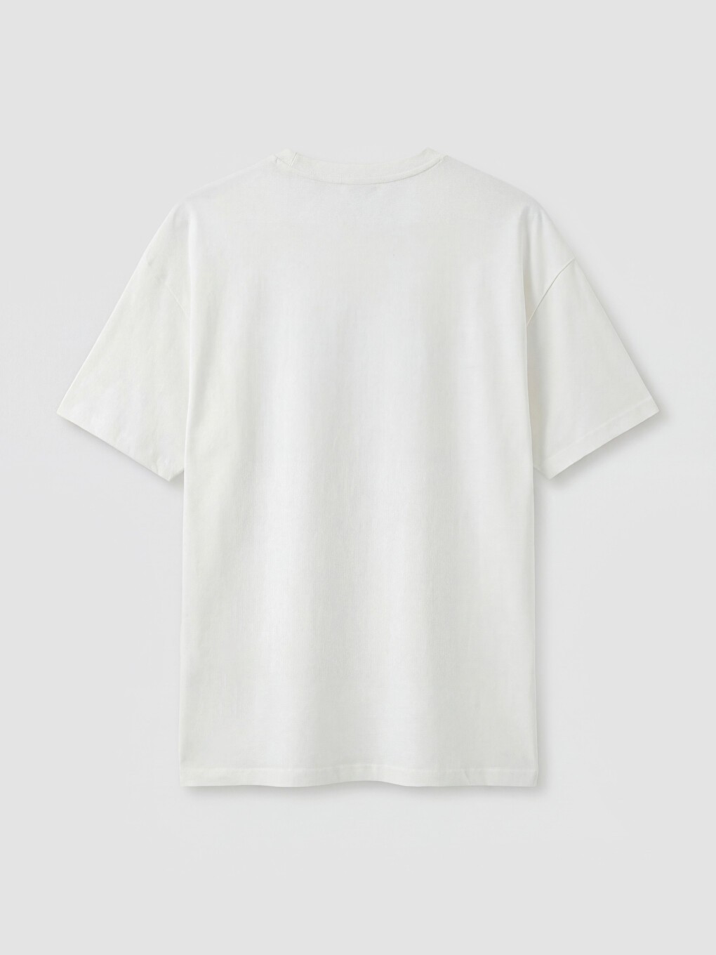 T-shirt I Stampuar Me Jakë Të Rrumbullakët Për Burra-3