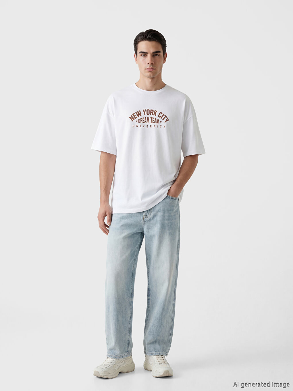 Muškarac BIJELA Majica kratkih rukava-1