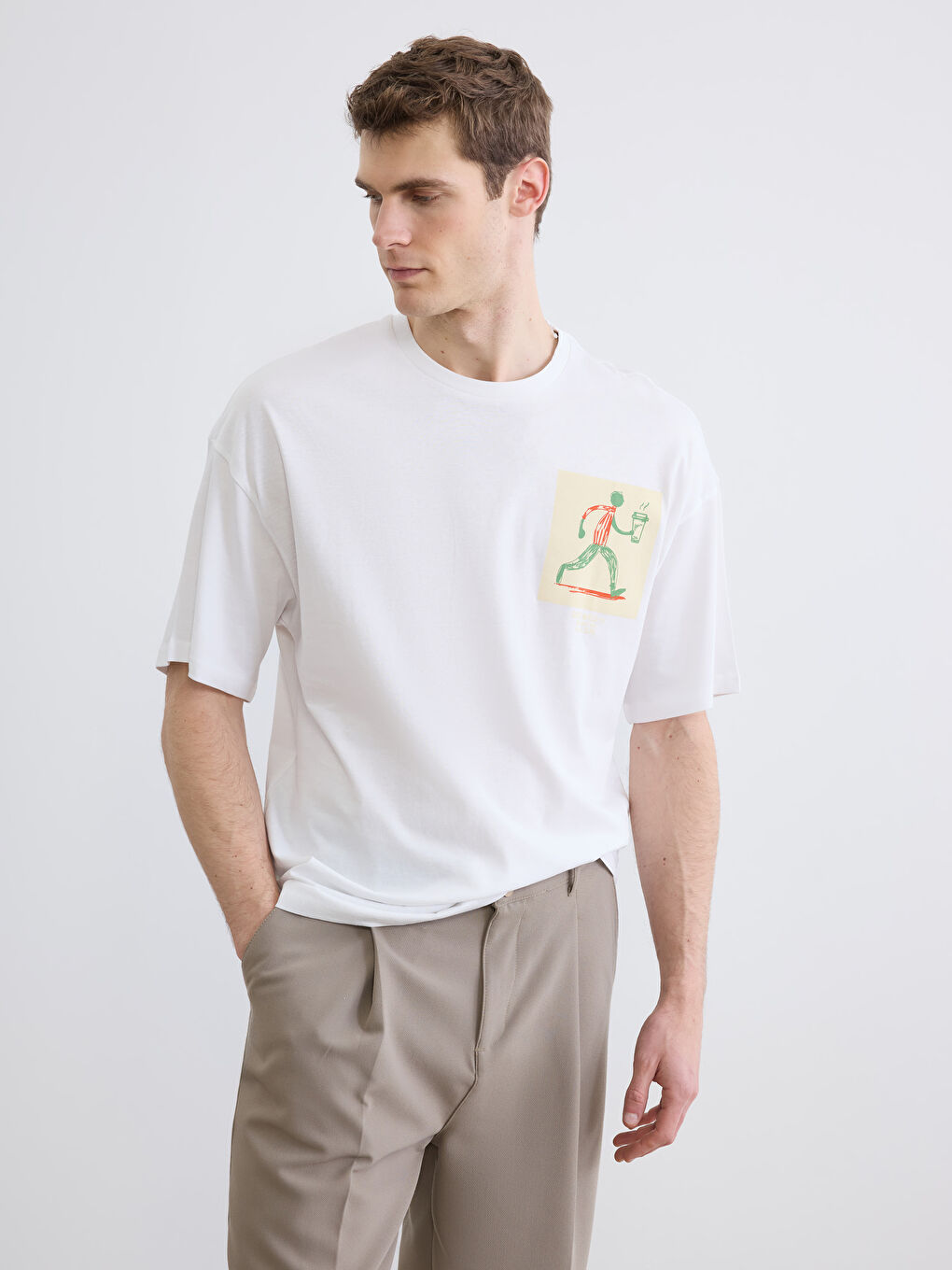 Man WHITE T-Shirt