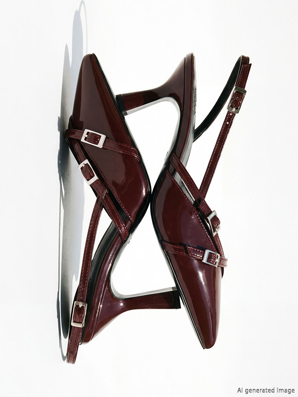 Pointed Toe Patent Leather Women's High Heels-1