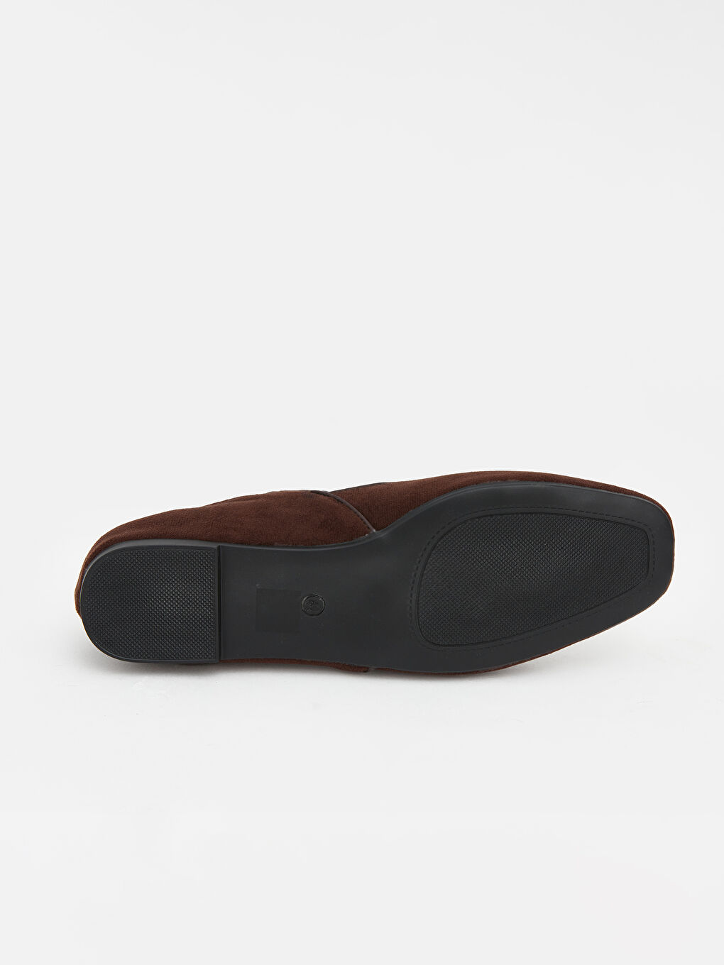 Kahverengi Kadın Rugan Görünümlü Kare Burunlu Babet-3