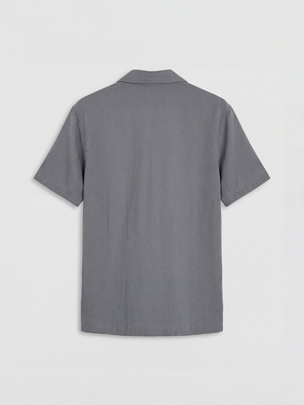 Standard Fit Linen Look Men's Shirt-5