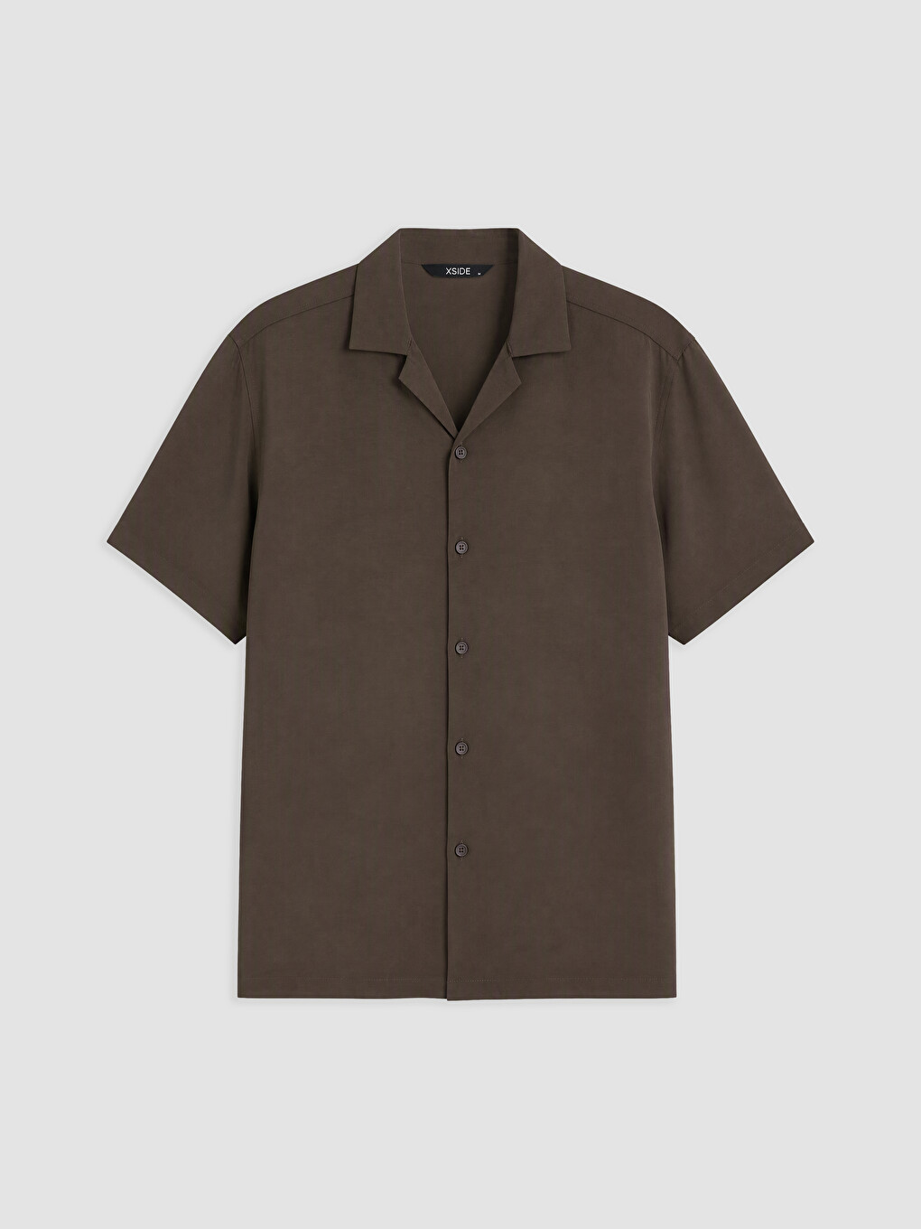 Standard Fit Linen Look Men's Shirt-5