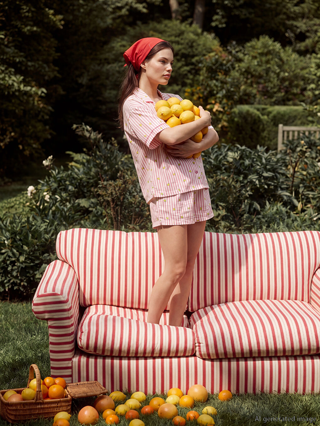 Woman PINK Shortie Pyjama Set