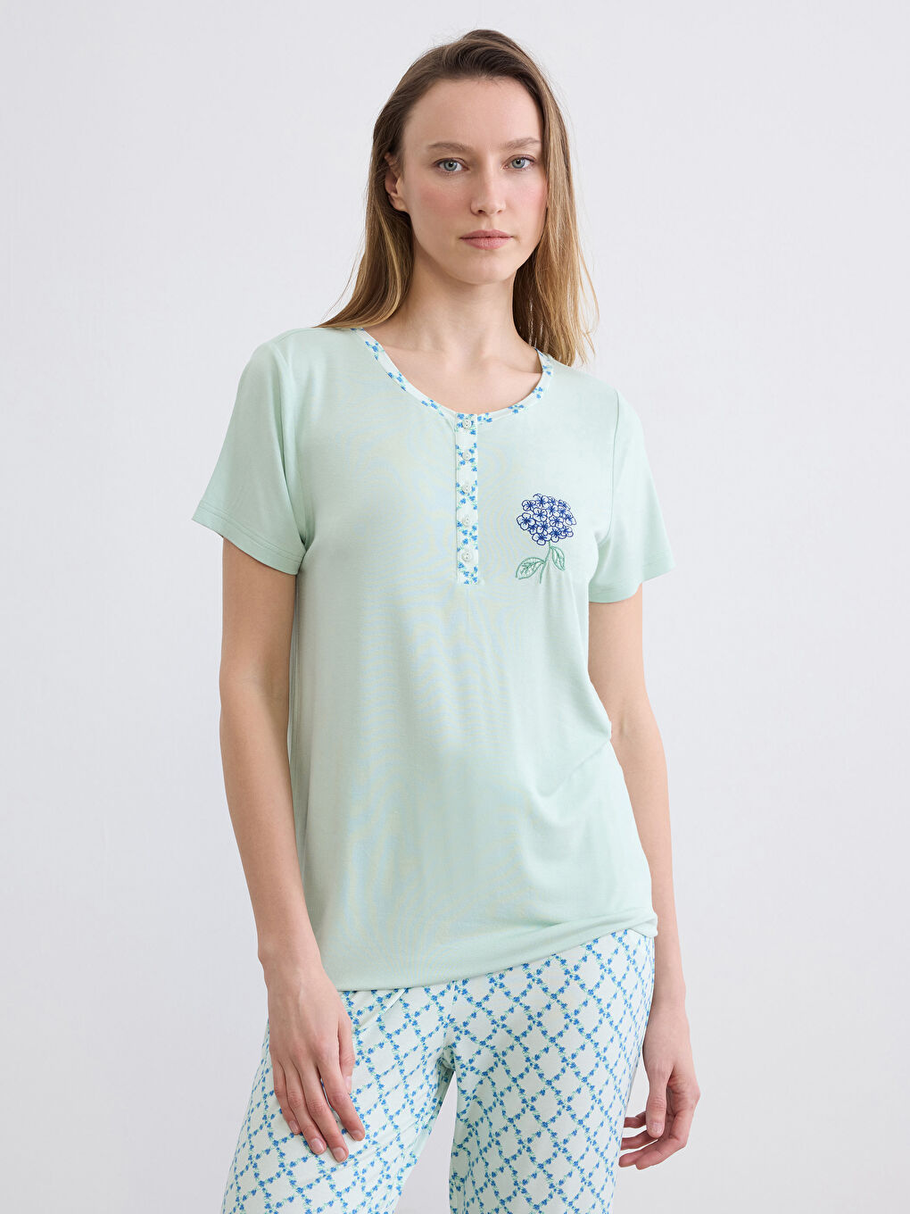 Woman GREEN Pyjama Set