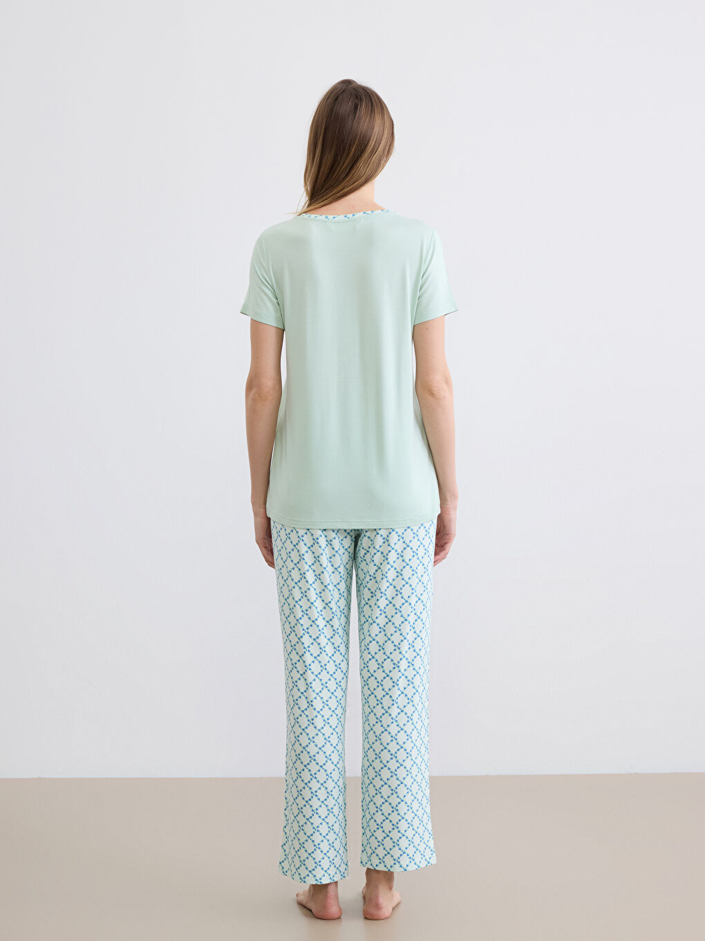 Woman GREEN Pyjama Set-3