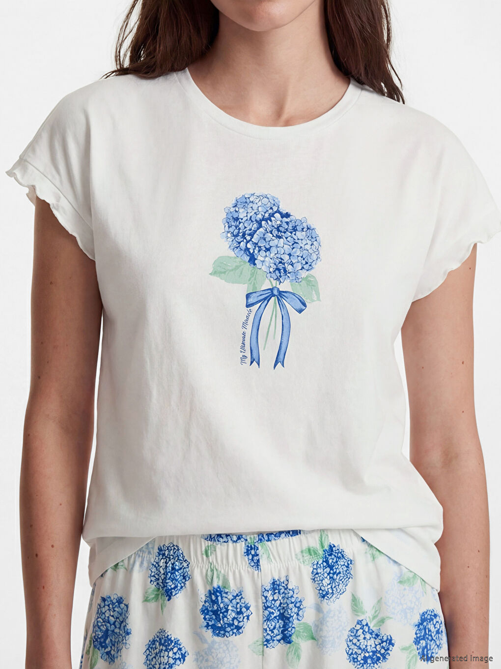 Floral Women's Short Pyjama Set-2