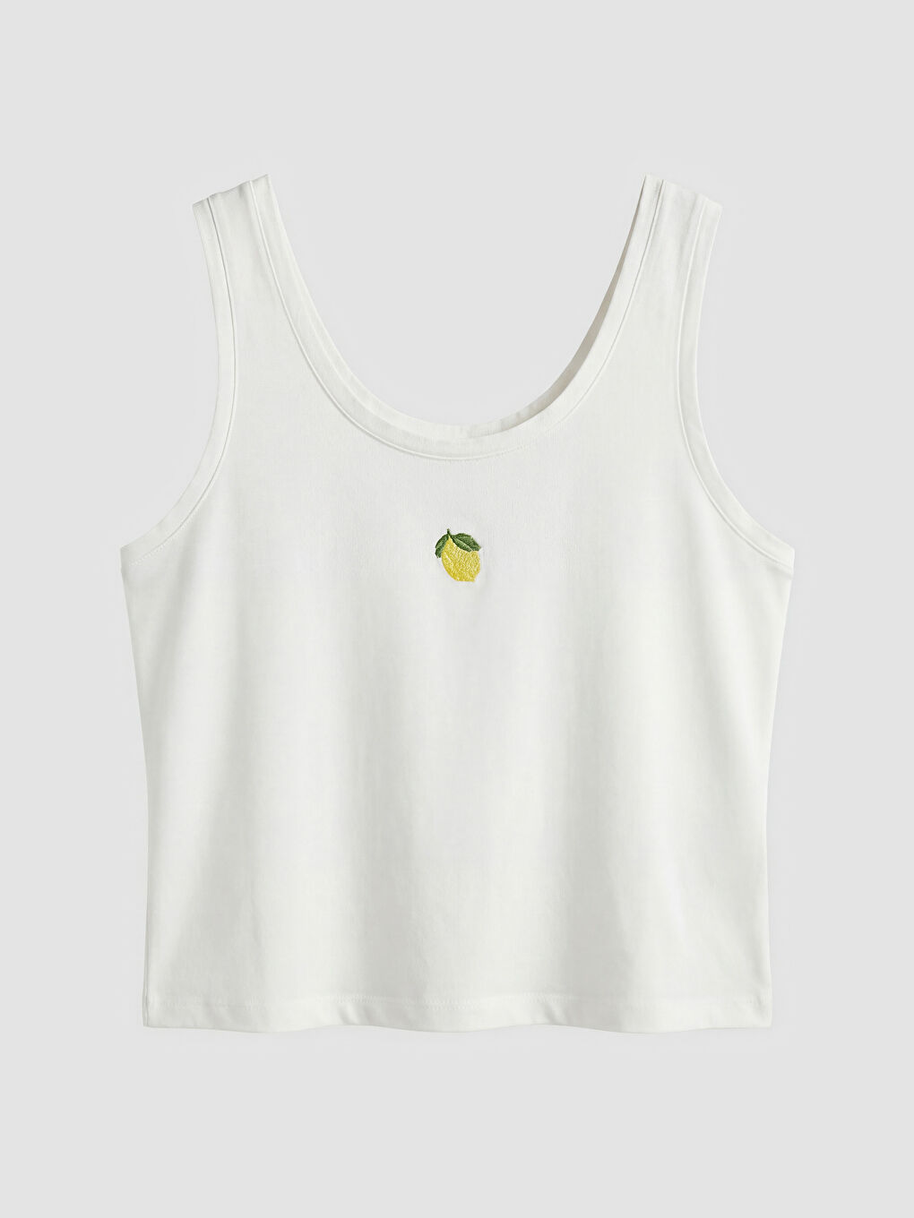 Pembe U Yaka Çizgili Kadın Pijama Üst 2'li-2