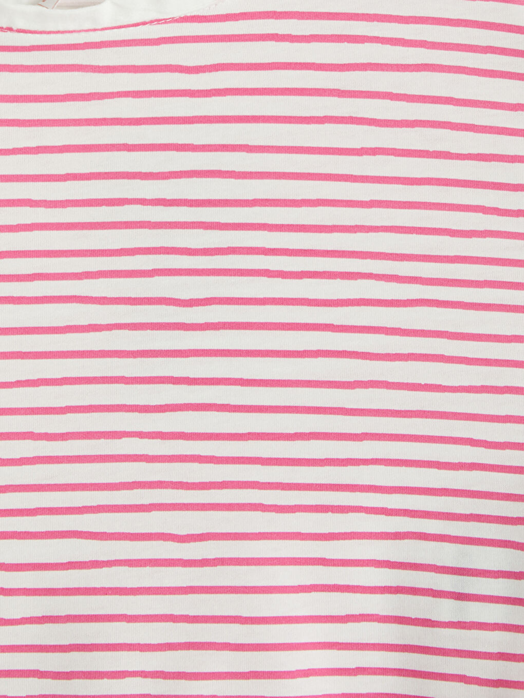 Pembe U Yaka Çizgili Kadın Pijama Üst 2'li-3