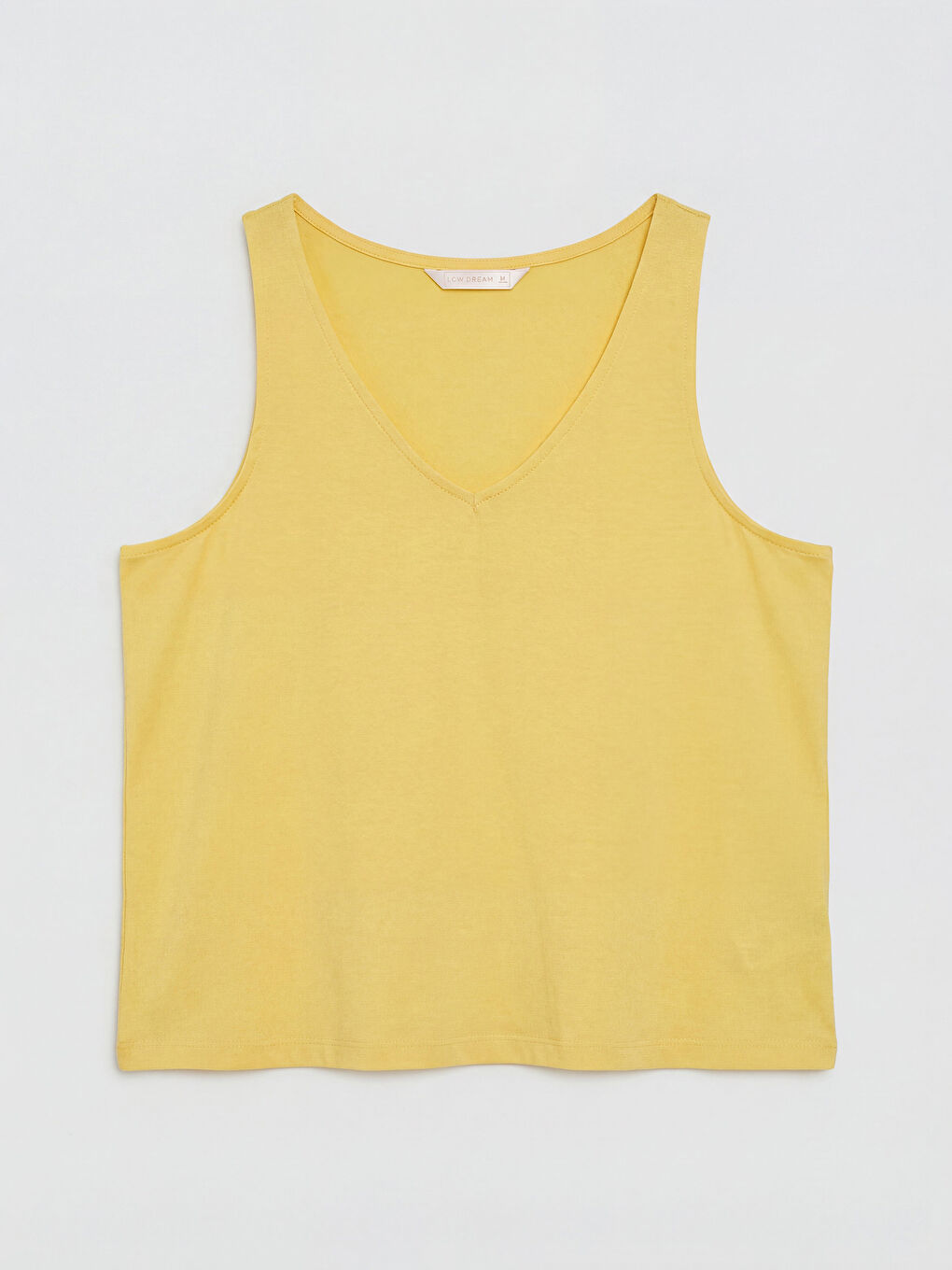 Pembe V Yaka Desenli Kadın Pijama Takımı-1