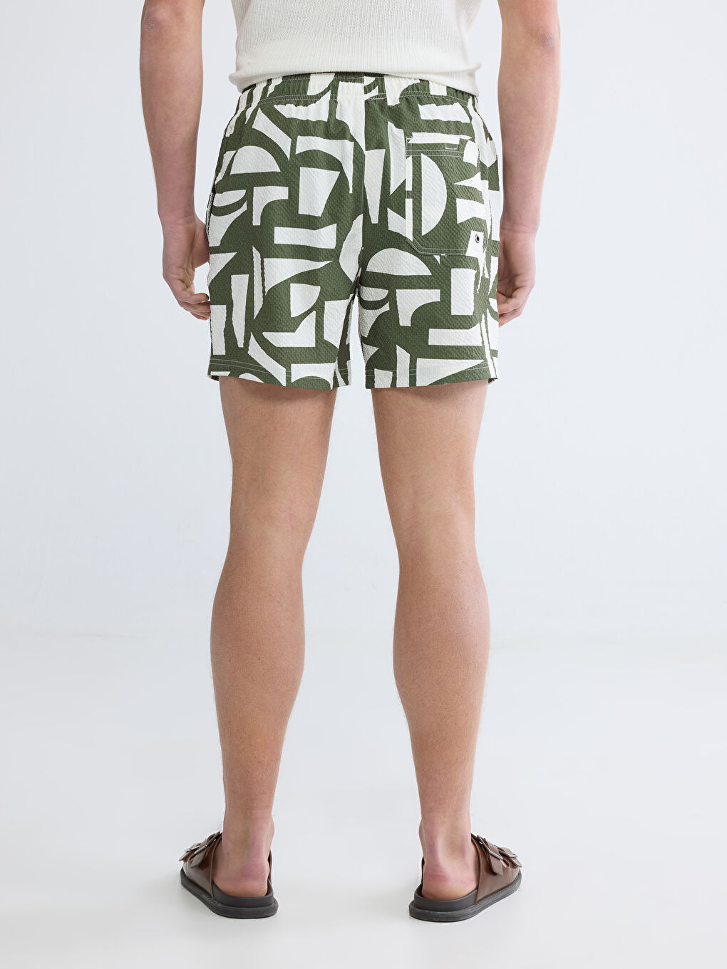 Muškarac ZELENA Kupaće kratke hlače-3