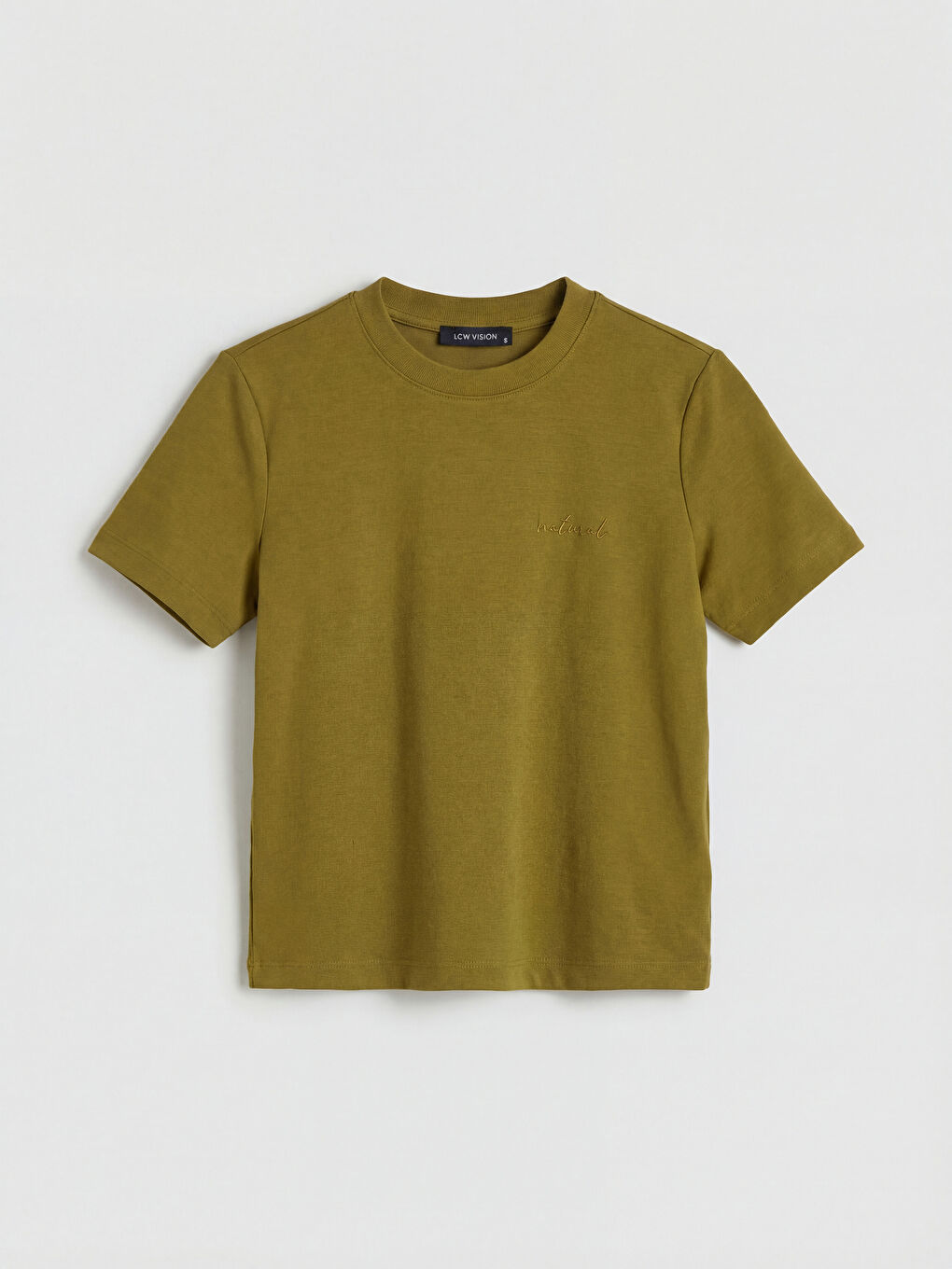 Crew Neck Embroidered Soft Touch Women's T-Shirt