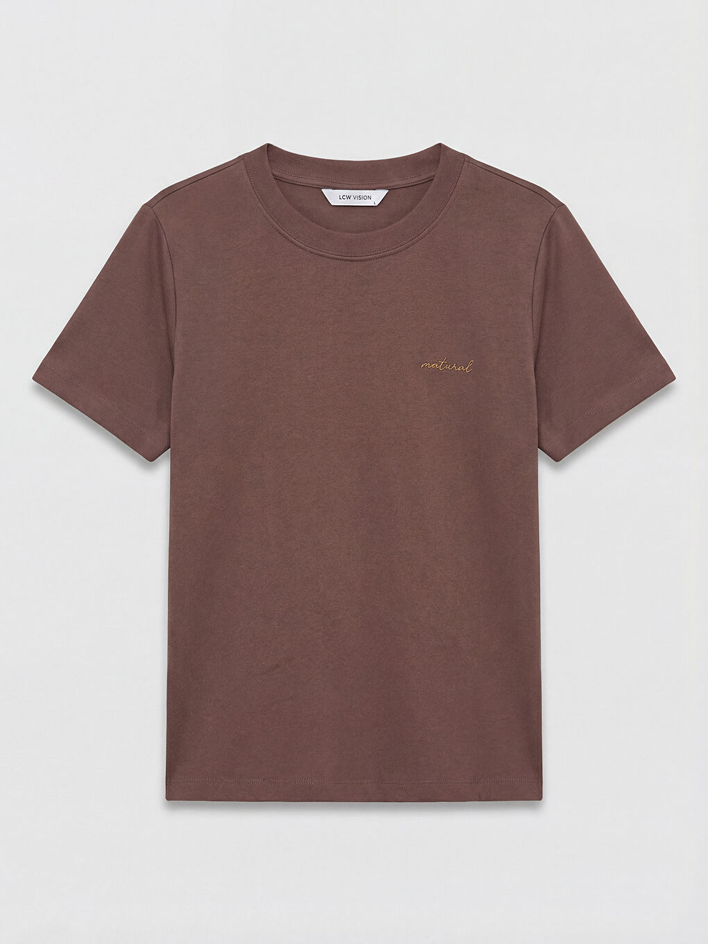 Crew Neck Embroidered Soft Touch Women's T-Shirt