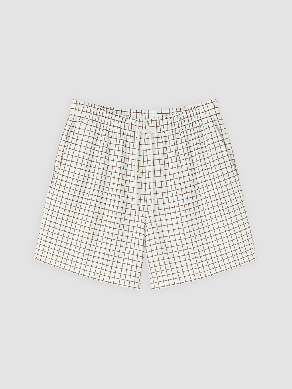 Man Beige Swimming Shorts-4
