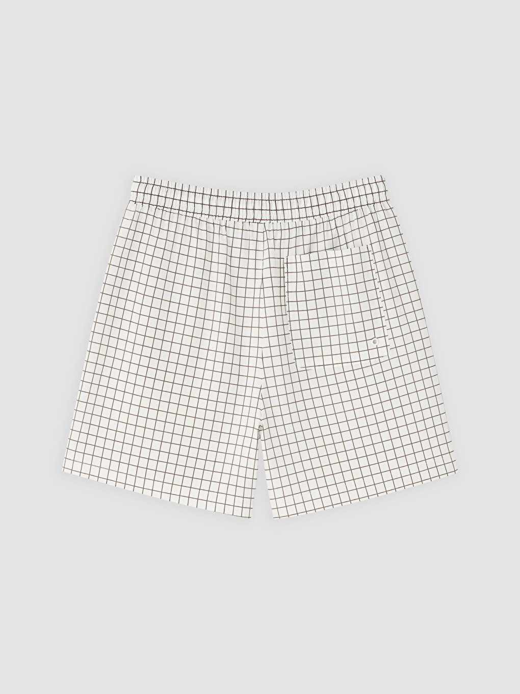 Man Beige Swimming Shorts-5