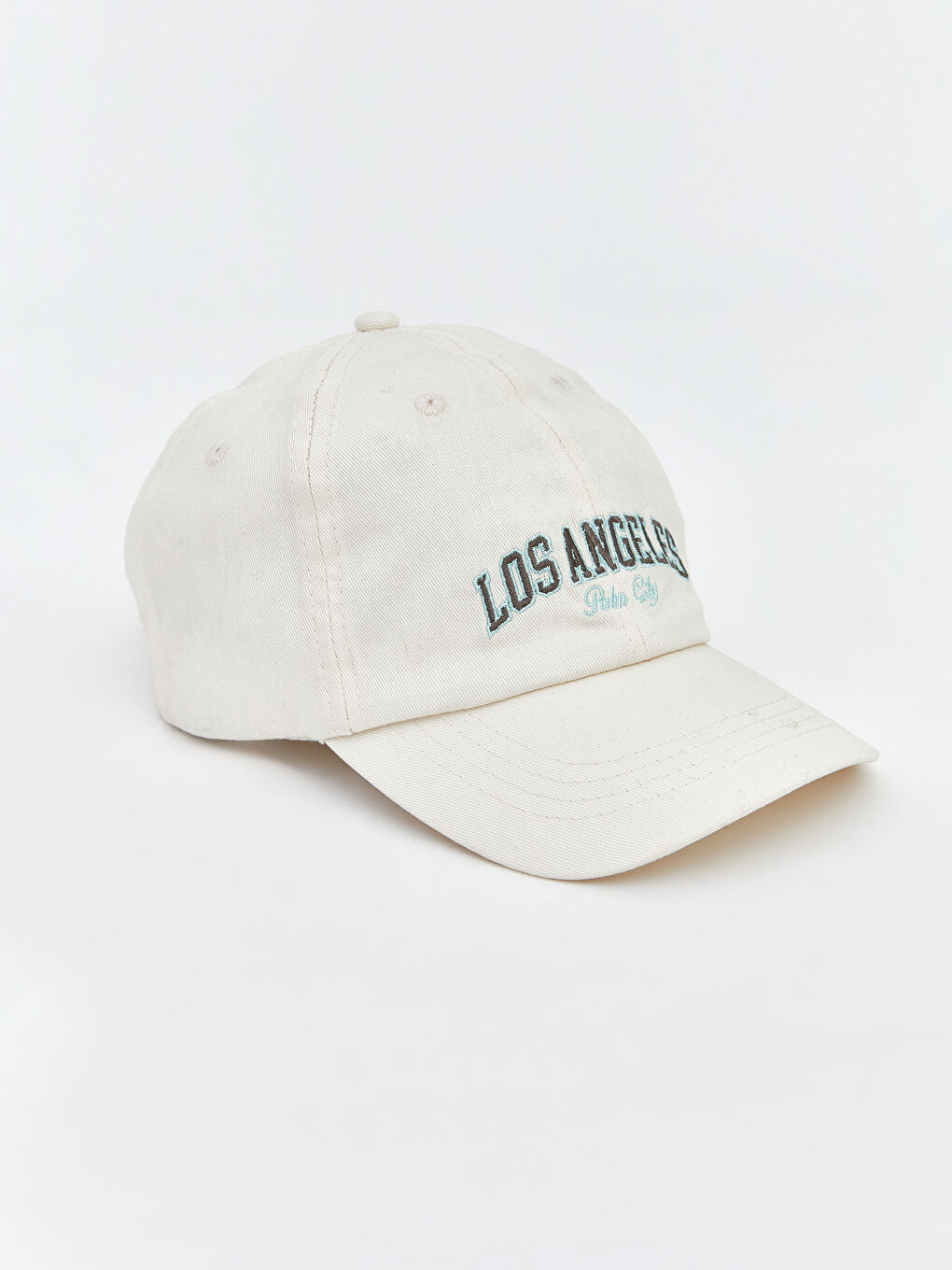 Gri Los Angeles Nakışlı Kız Çocuk Kep Şapka-1