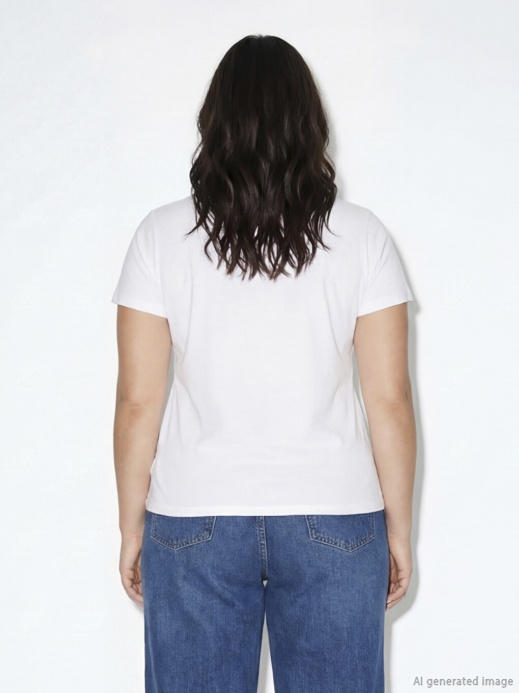 Woman White T-Shirt-3