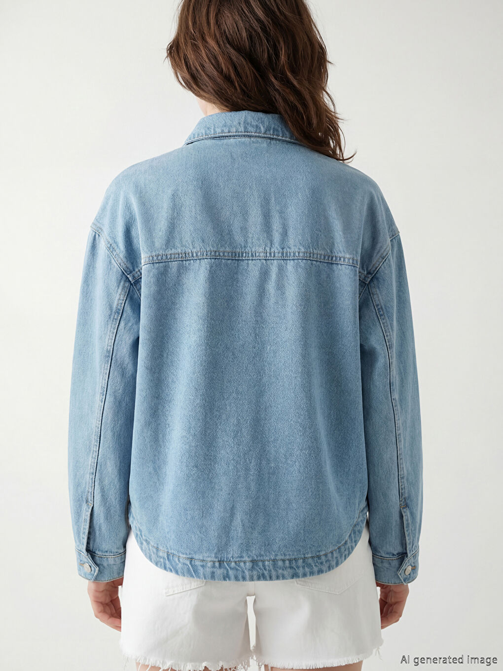 Woman BLUE Denim Jacket-2