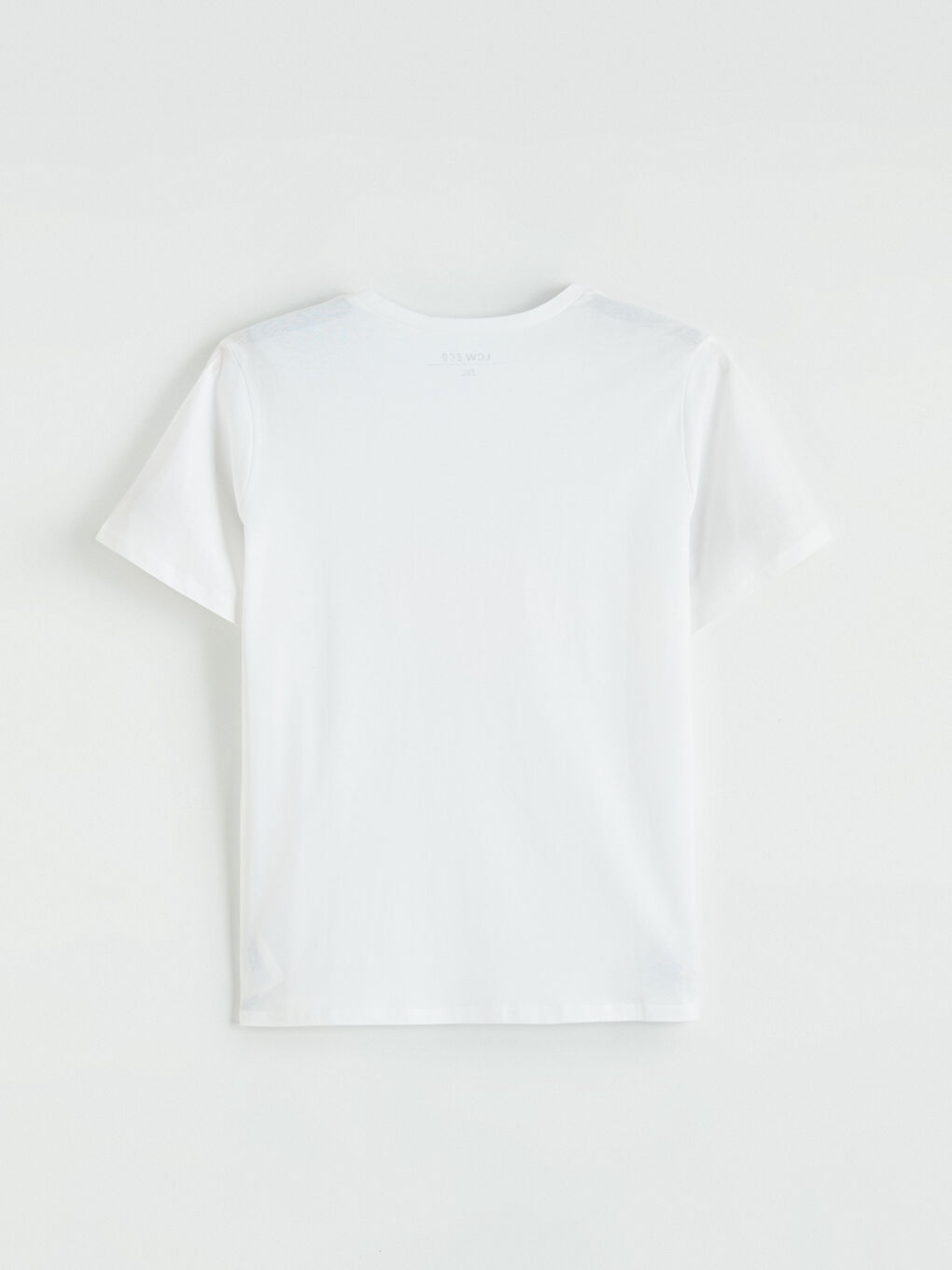 T-shirt imprimé à col rond pour femme-5
