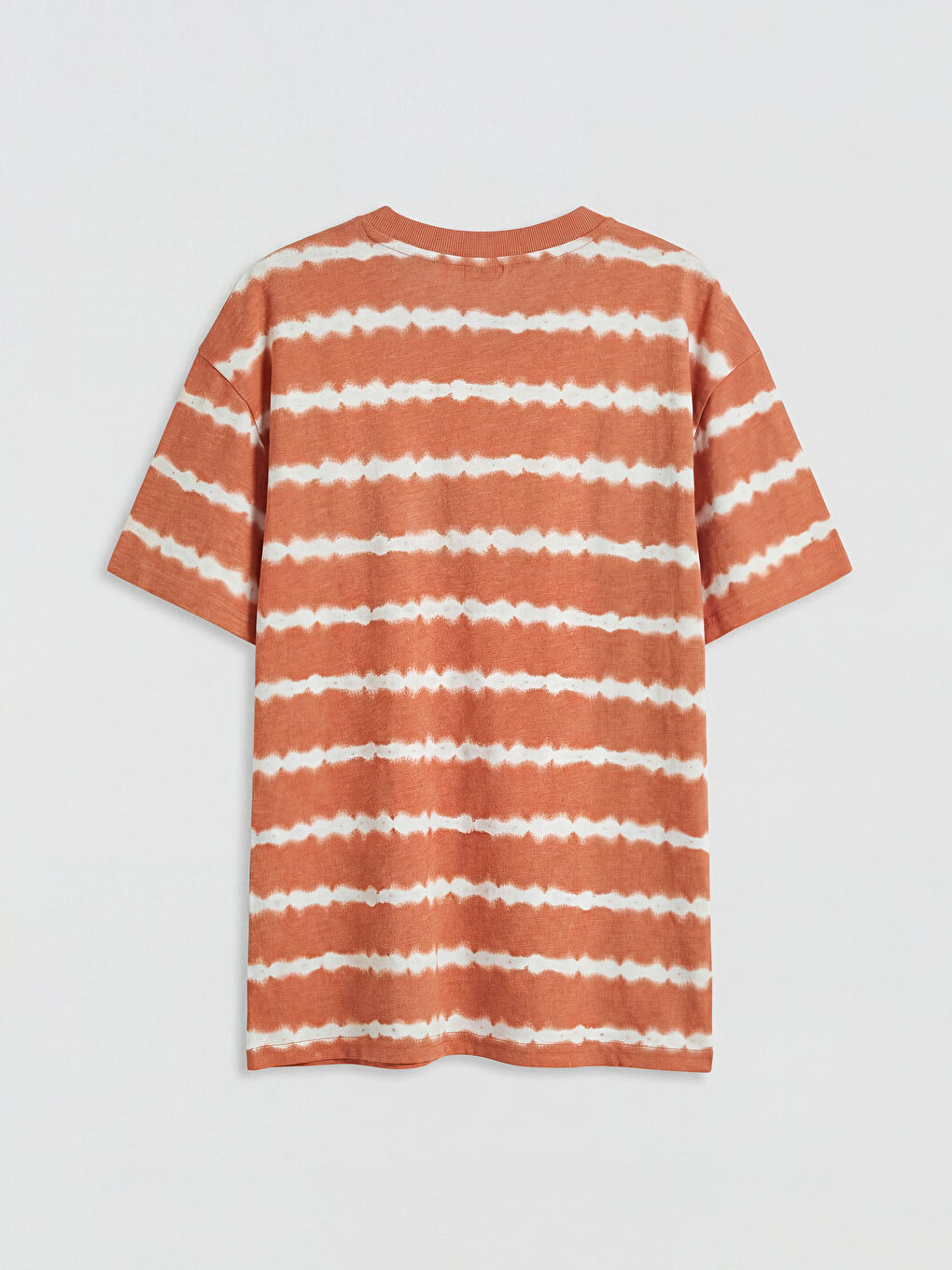 Turuncu Batik Desenli Erkek Çocuk Tişört-1