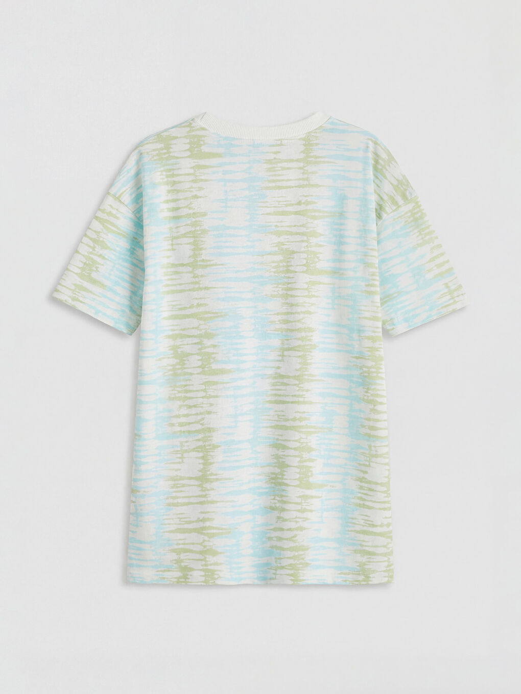 Sarı Bisiklet Yaka Desenli Erkek Çocuk Tişört-1