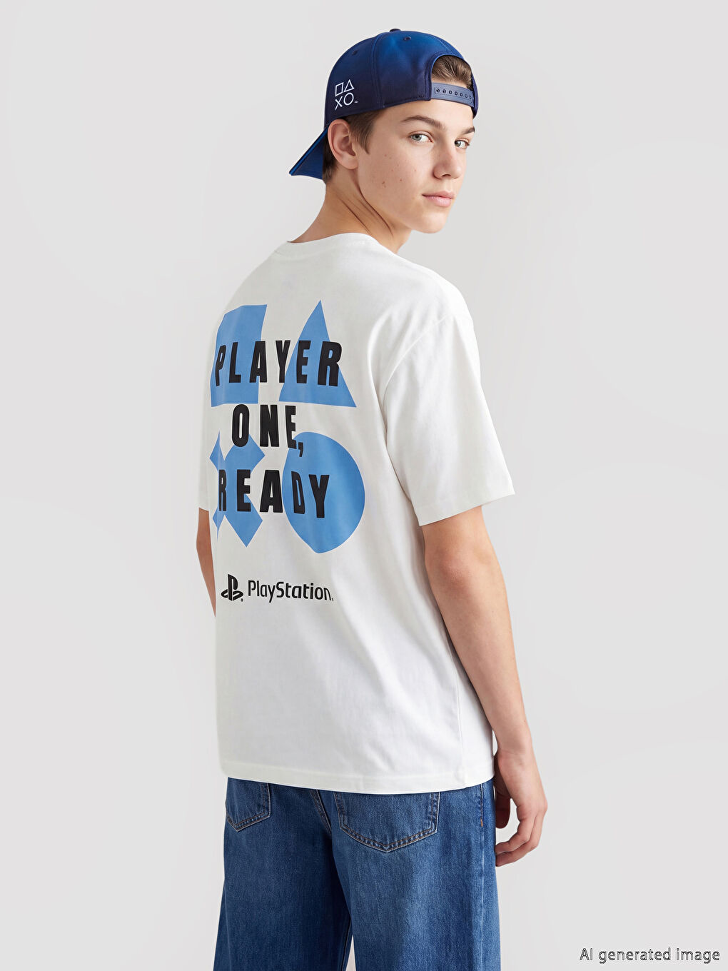 PlayStation štampana majica za dečake-1