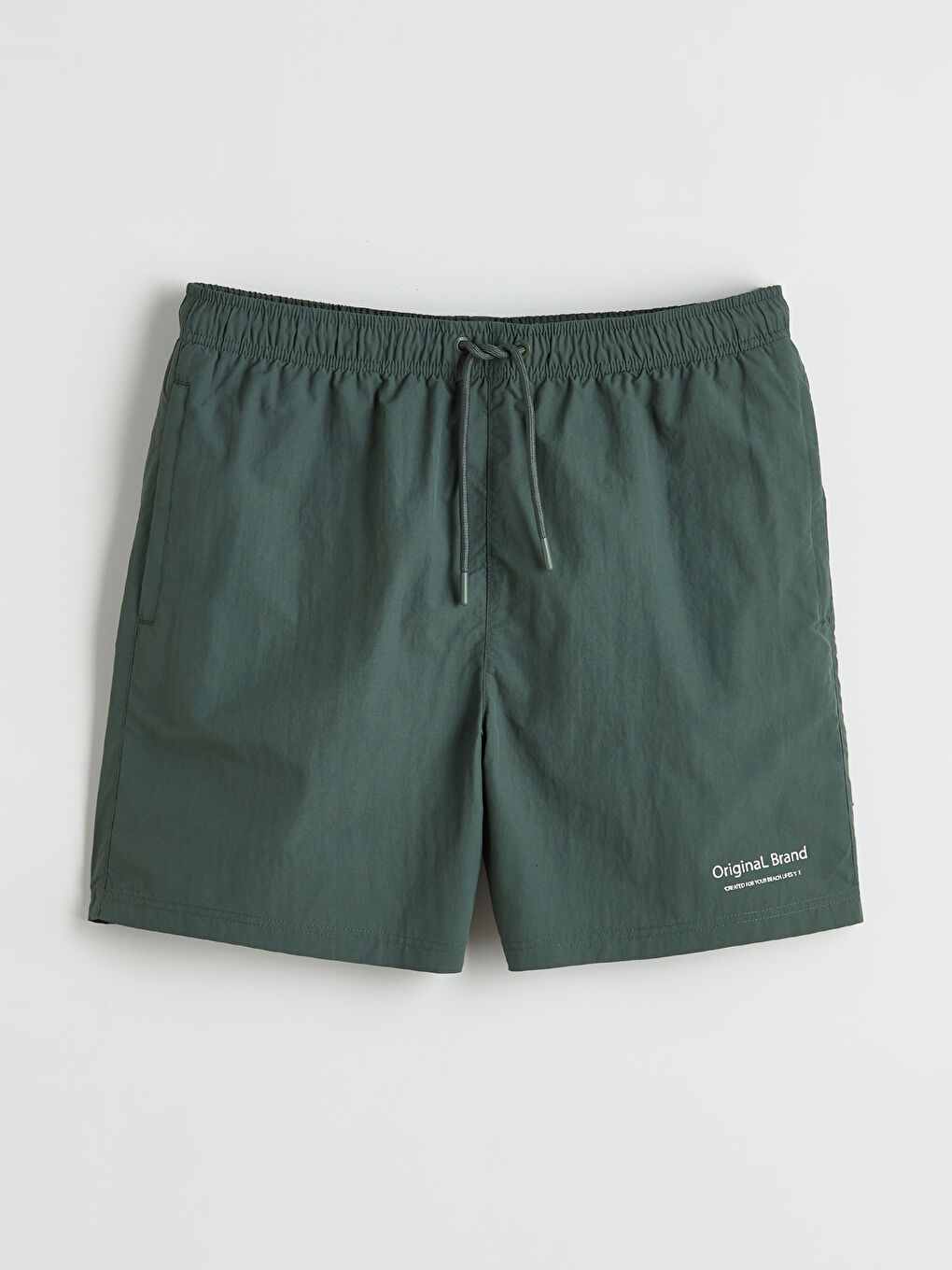 მოკლე ნაბეჭდი მამაკაცის საცურაო შორტები-4