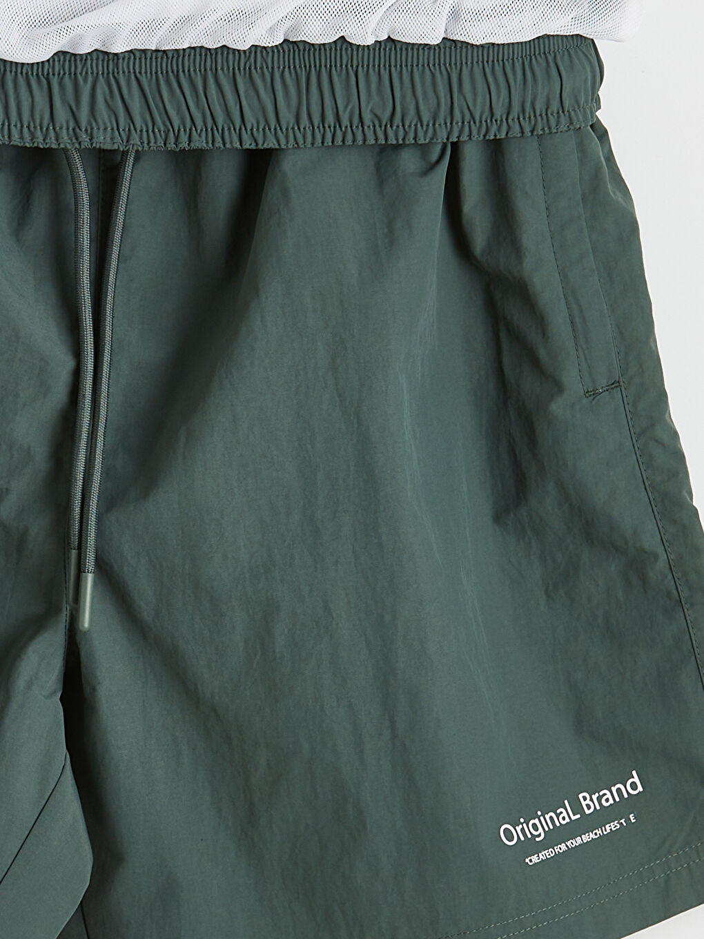 მოკლე ნაბეჭდი მამაკაცის საცურაო შორტები-6