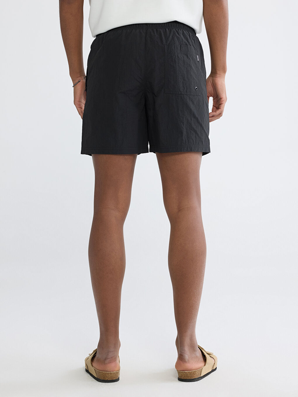 Қысқа принтті ерлердің жүзуге арналған шортылары-3