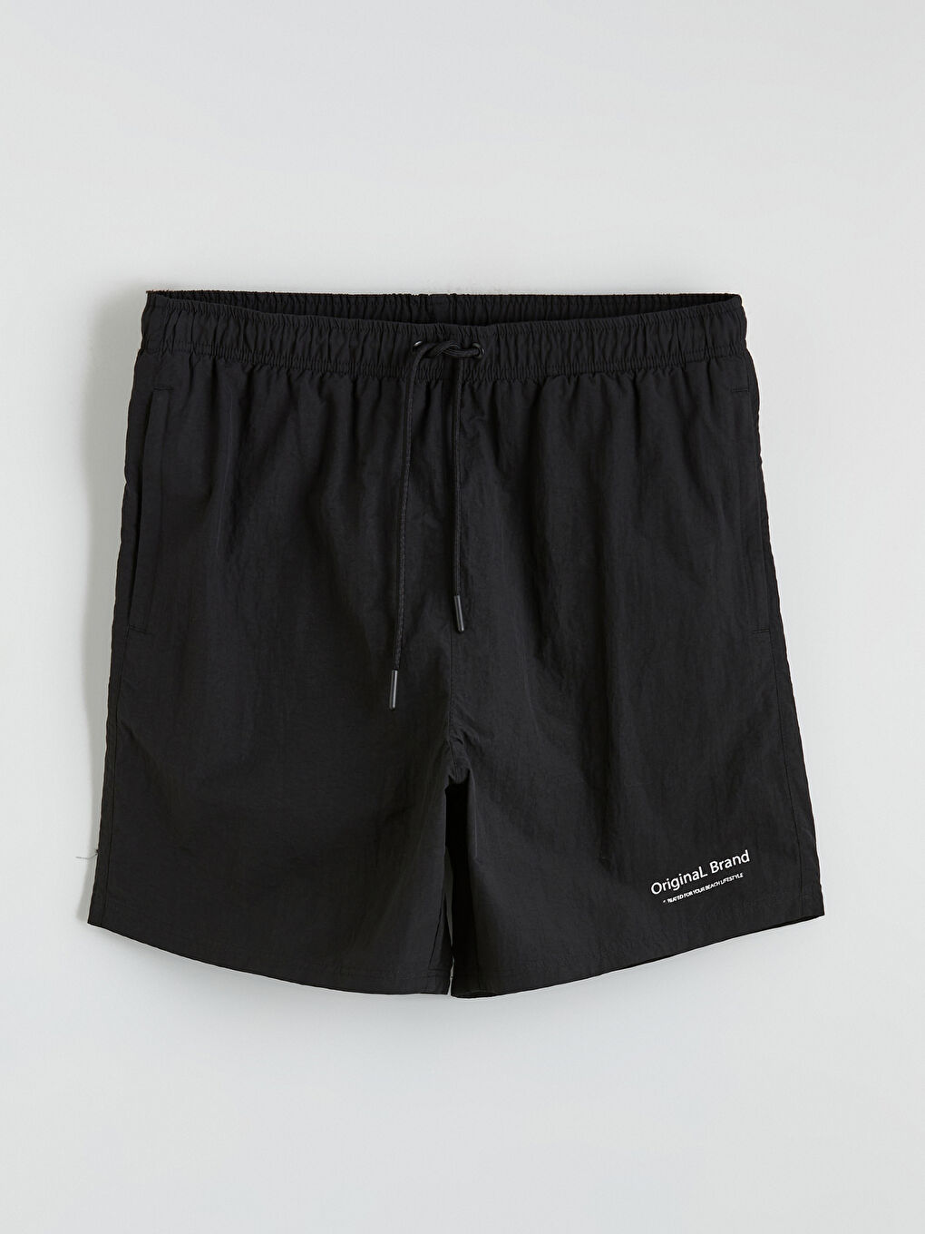 Қысқа принтті ерлердің жүзуге арналған шортылары-4