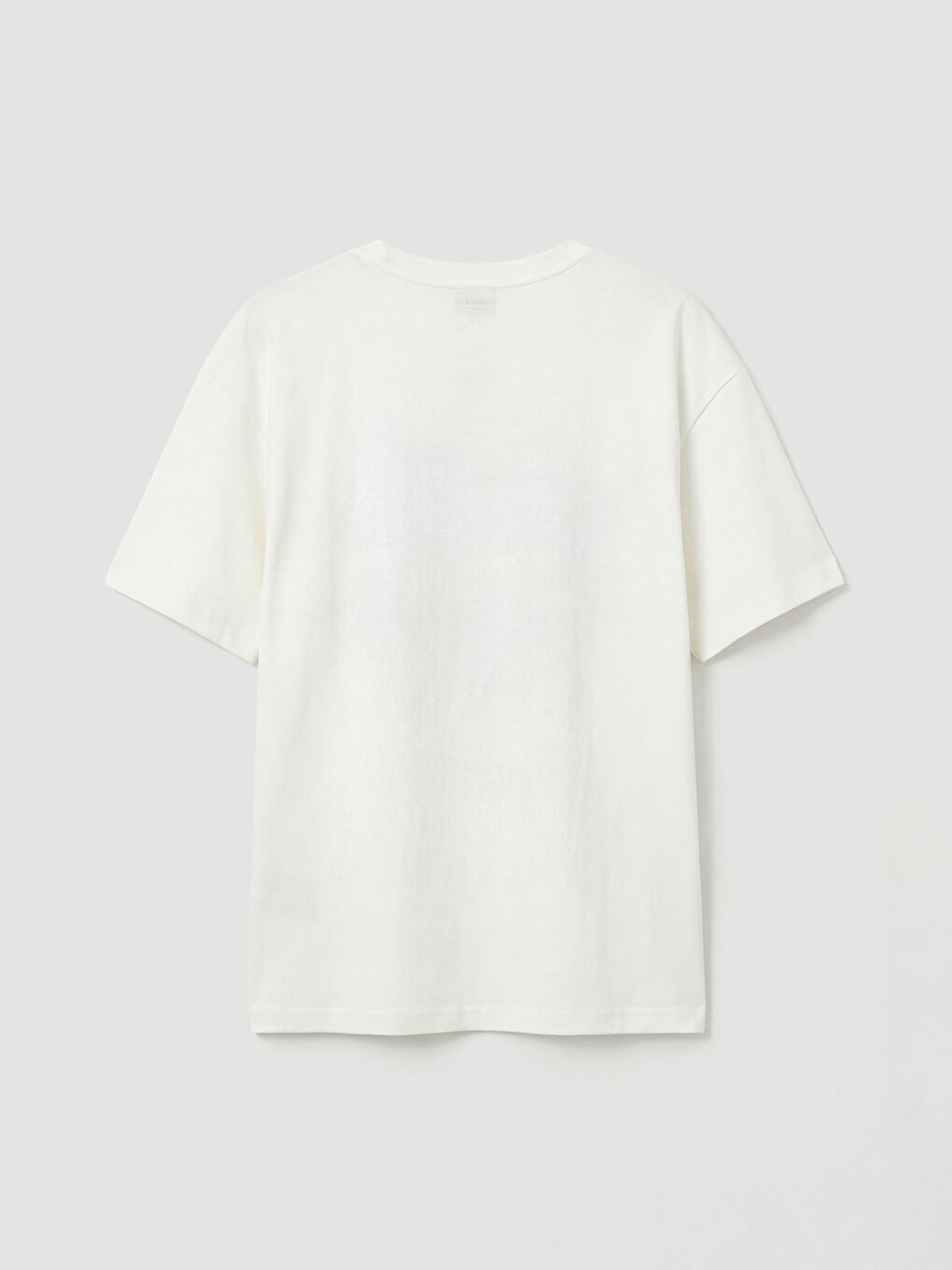 Crew Neck Girls' Printed T-Shirt-1