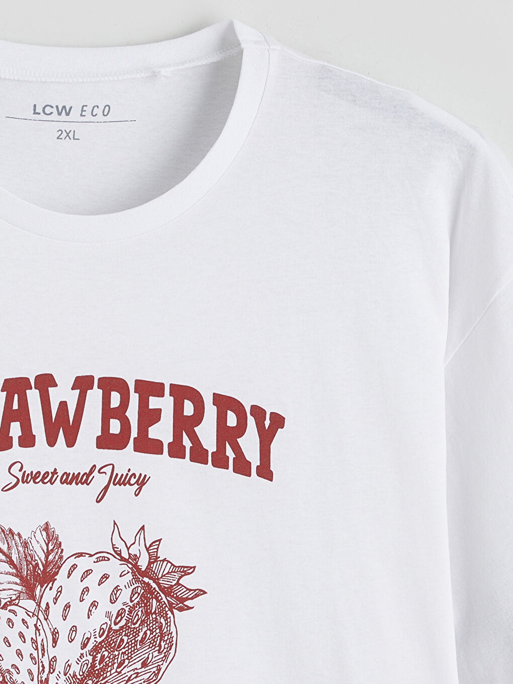 Crew Neck Printed Oversize Women's T-Shirt-3