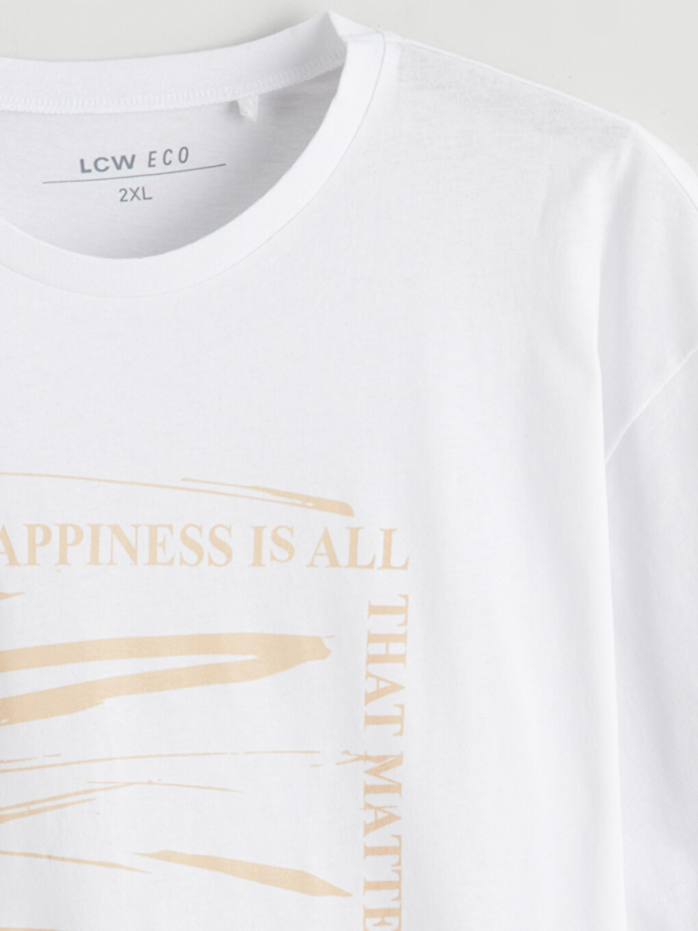 T-shirt À Col Rond Imprimé Oversize Pour Femme-3