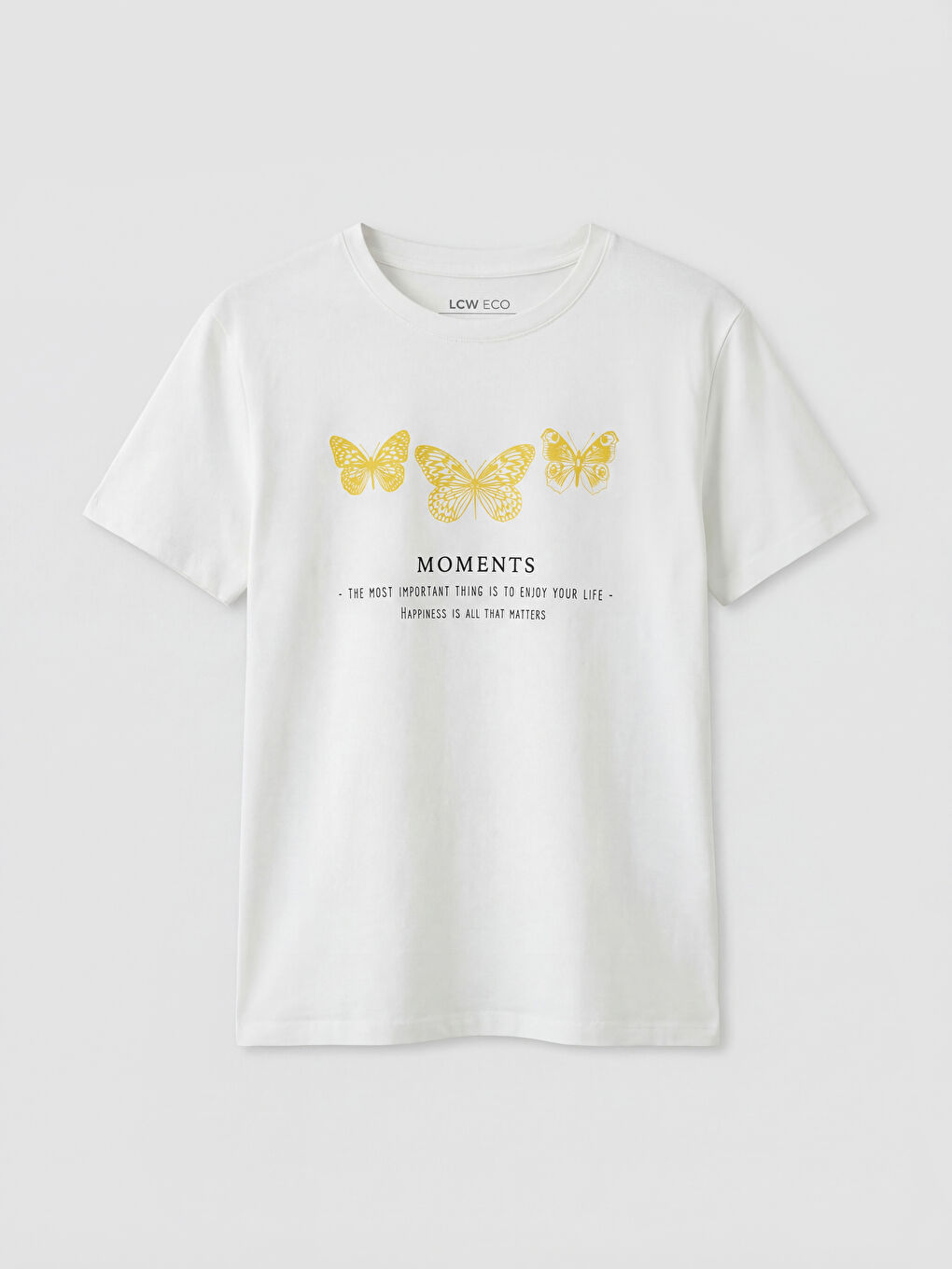 Crew Neck Printed Women's T-Shirt