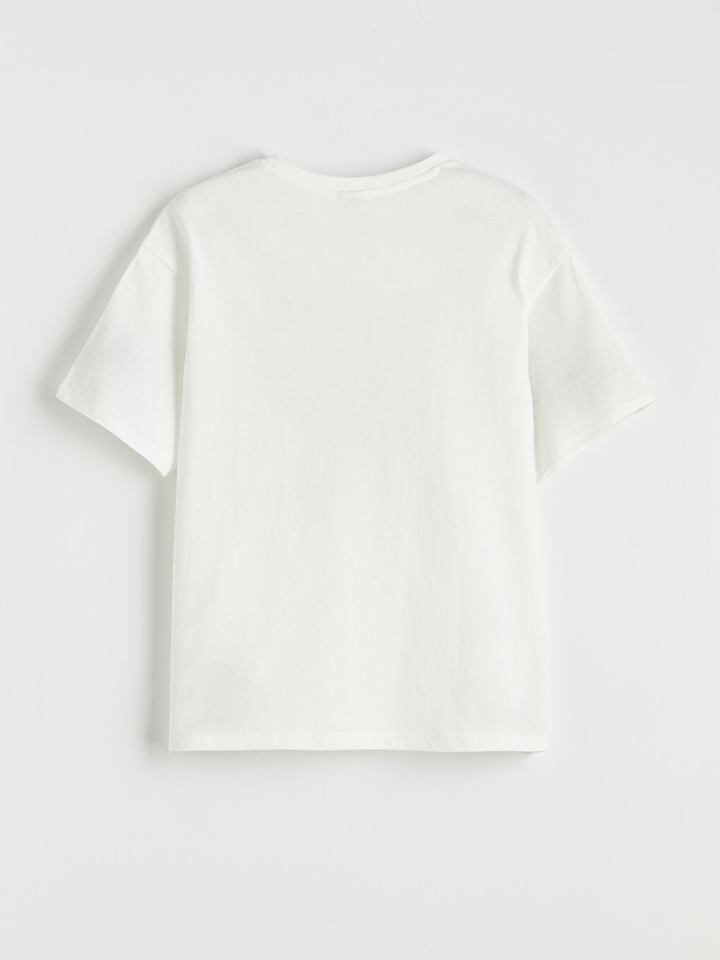 Ženska majica sa printom i okruglim izrezom-1