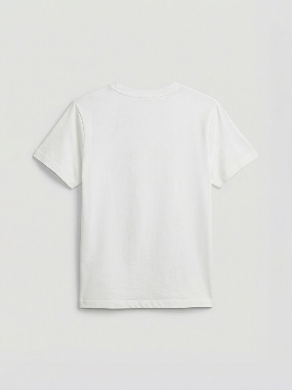 Mavi Bisiklet Yaka Baskılı Erkek Çocuk Tişört-1