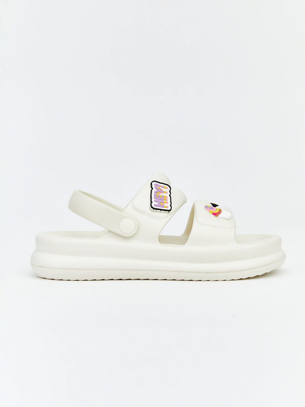 Printed Double Strap Women's Sandals-1