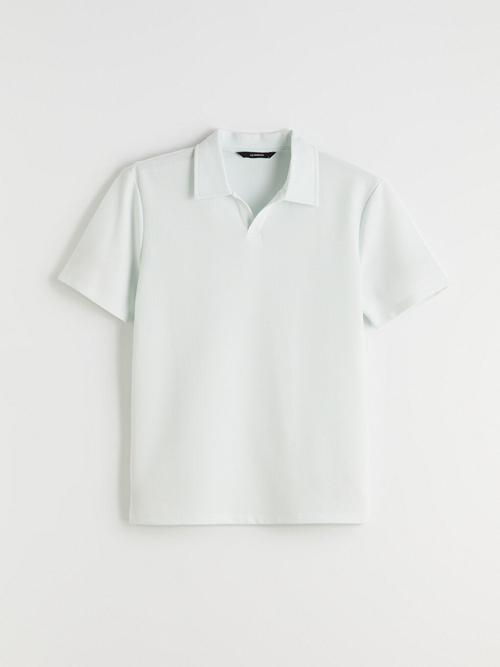 Yeşil Polo Yaka Erkek Tişört-4