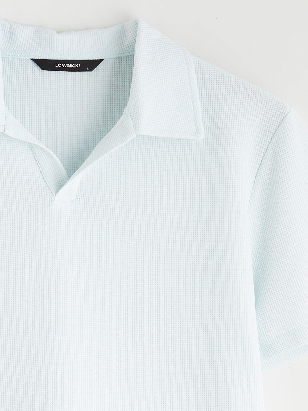 Yeşil Polo Yaka Erkek Tişört-5