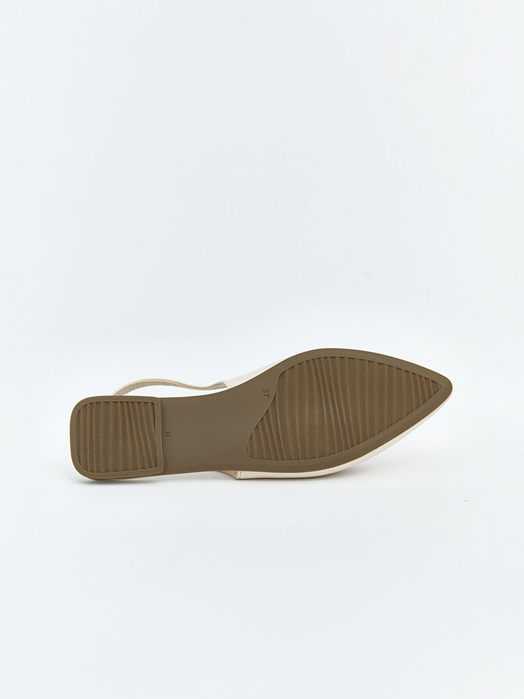 Ekru Sivri Burun Kadın Babet-4