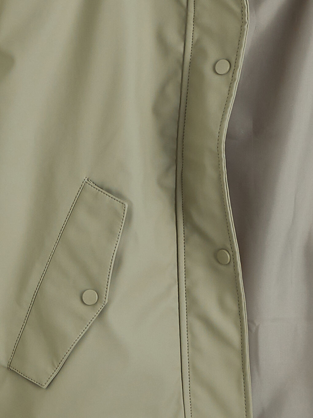 әйелдерге арналған капюшонды оверсайз жасанды былғары жаңбырдан қорғайтын жамылғы-6