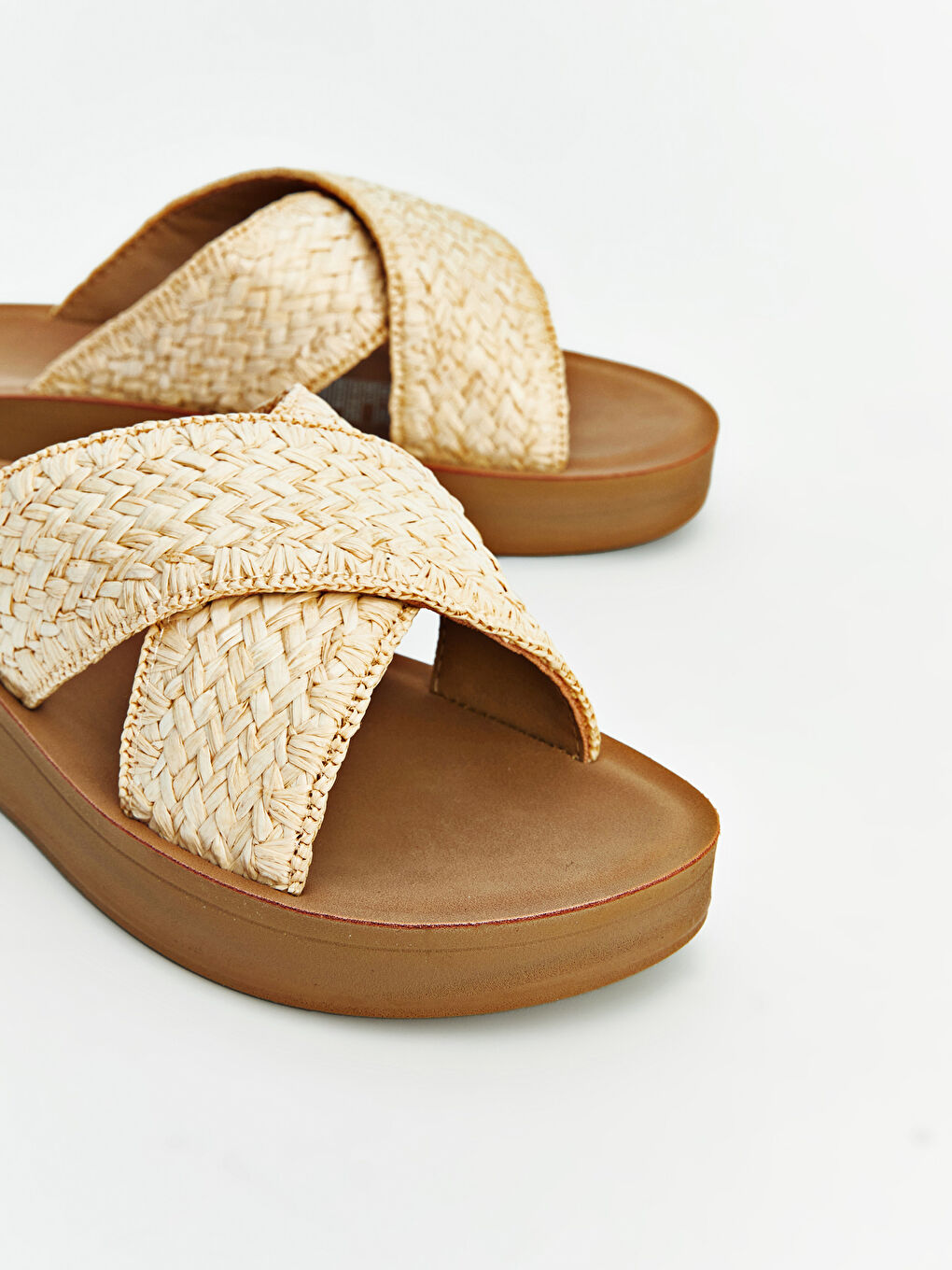 Woman ECRU Sliders-1