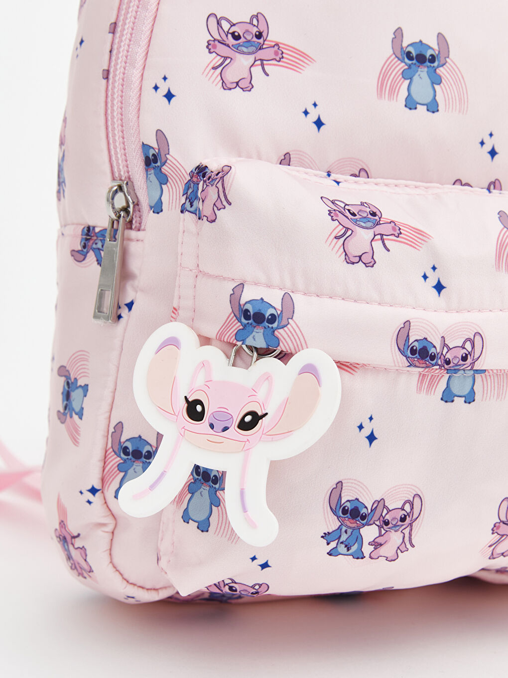 Stitch Print Backpack for Girls-3