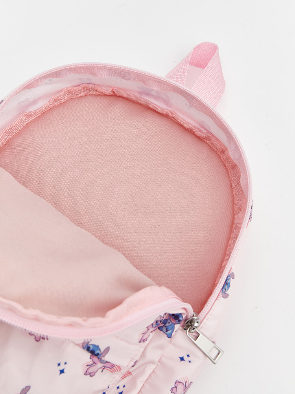 Stitch Print Backpack for Girls-4