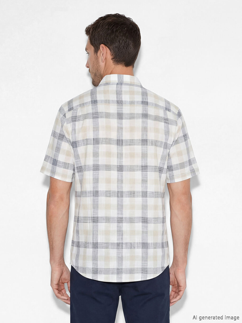 Чоловік БЕЖЕВИЙ Сорочка-3