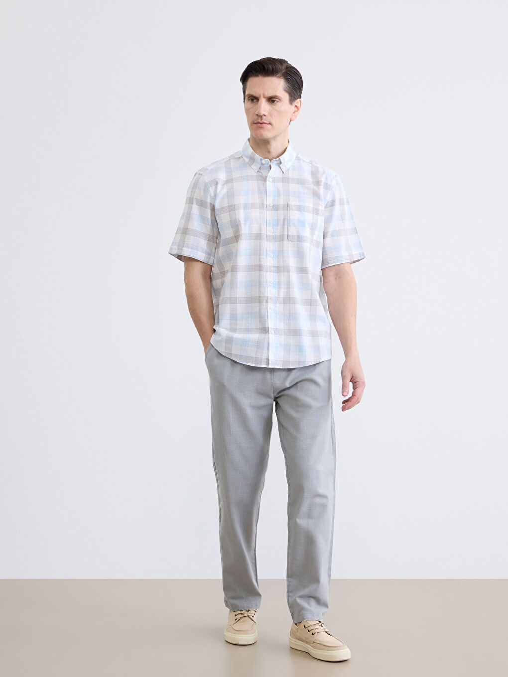 стандартты пішім торлы ерлер жейдесі-1