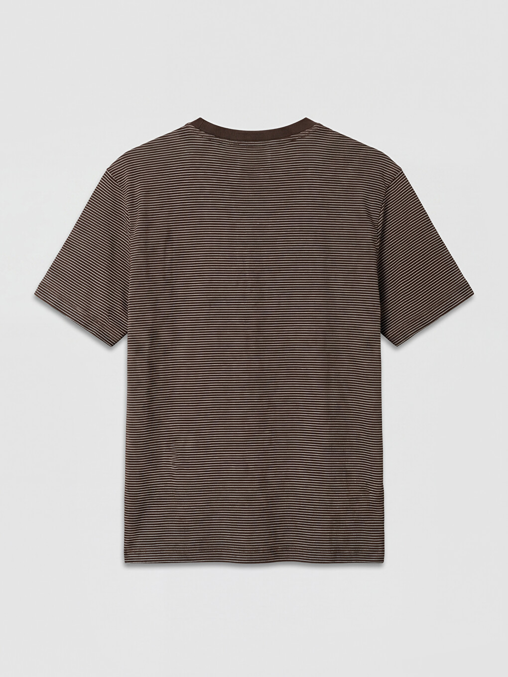 Crew Neck Striped Men's T-Shirt-5