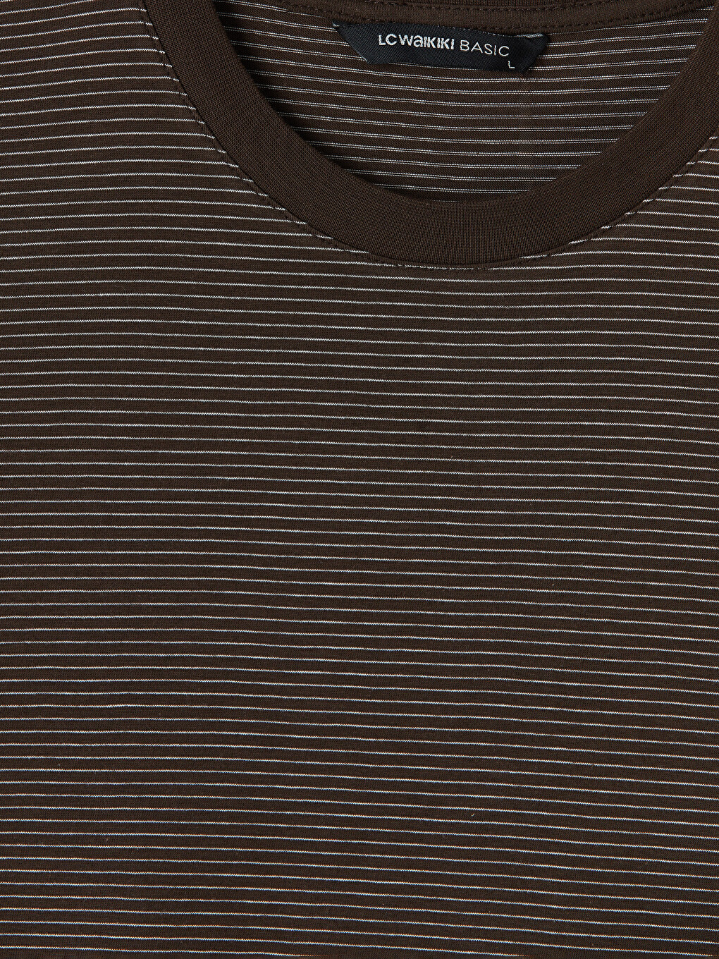 Crew Neck Striped Men's T-Shirt-6