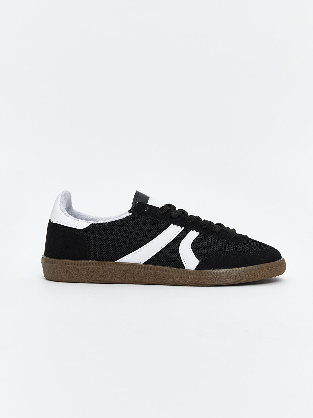 Siyah Bağcıklı Kadın Spor Ayakkabı-1