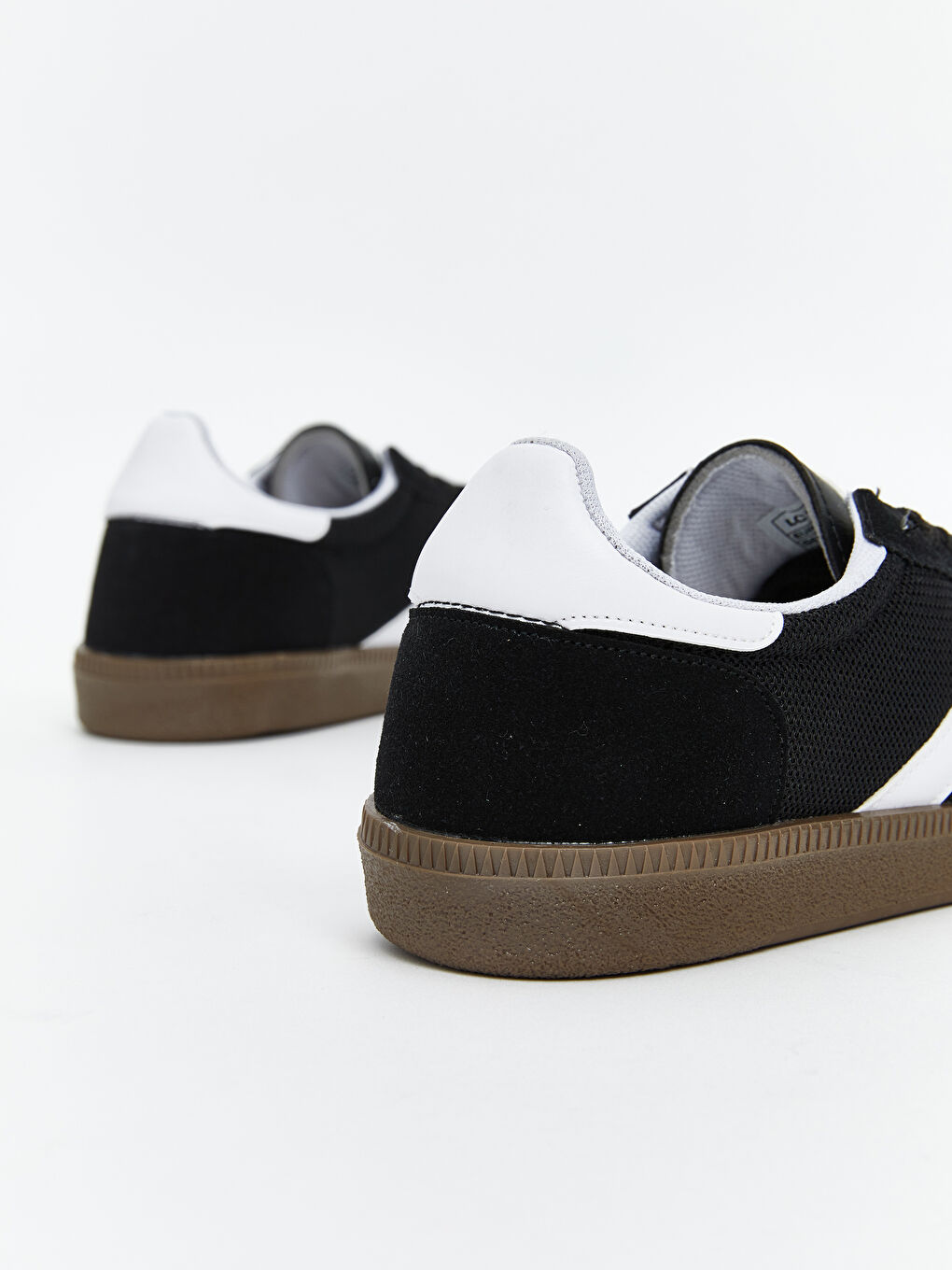 Siyah Bağcıklı Kadın Spor Ayakkabı-4